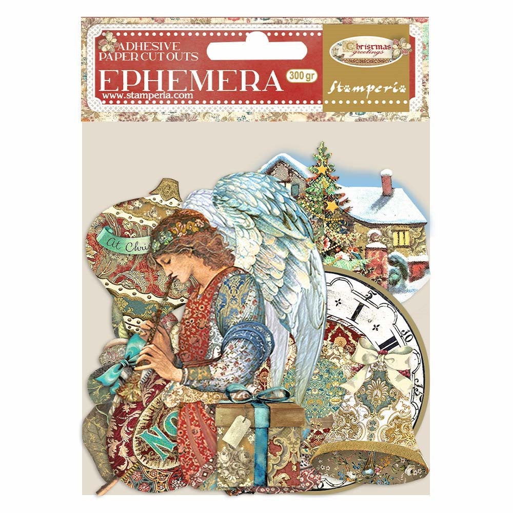 Stamperia Kerstgroeten Ephemera